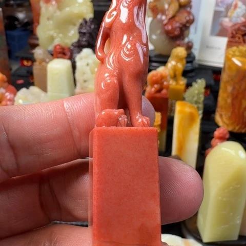 寿山石桃花芙蓉石