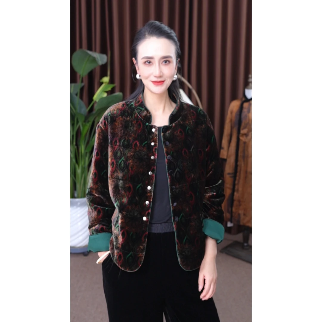 【林典家】5128-5百搭保暖洋气棉服外套