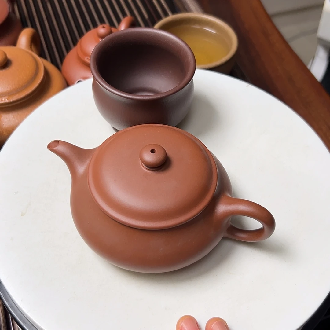 茶壶底槽青紫砂壶等传统