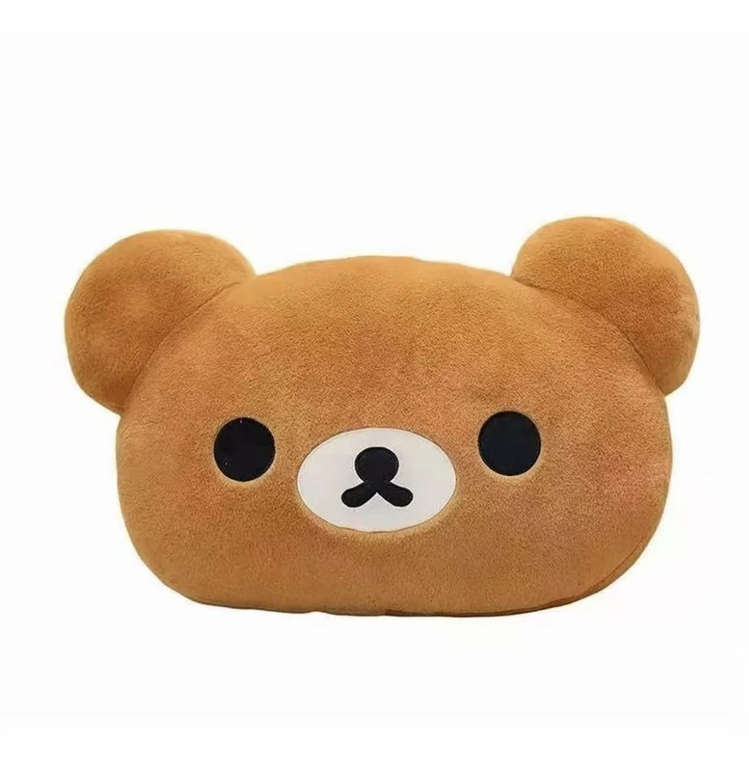 轻松熊毛绒玩具靠枕可爱布娃娃可当生日礼物60cm（误差2-3）