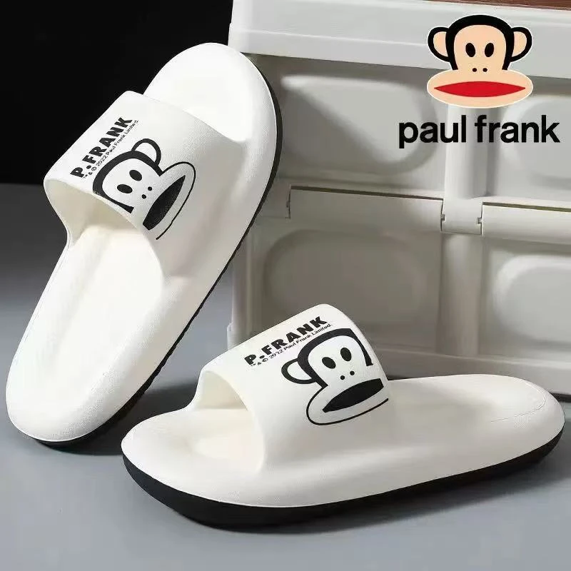 【P8】65388/75388大嘴猴侧标印花情侣凉拖一字拖【试板】