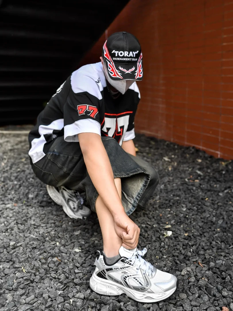 NPL韩版时尚运动休闲百搭厚底情侣老爹鞋