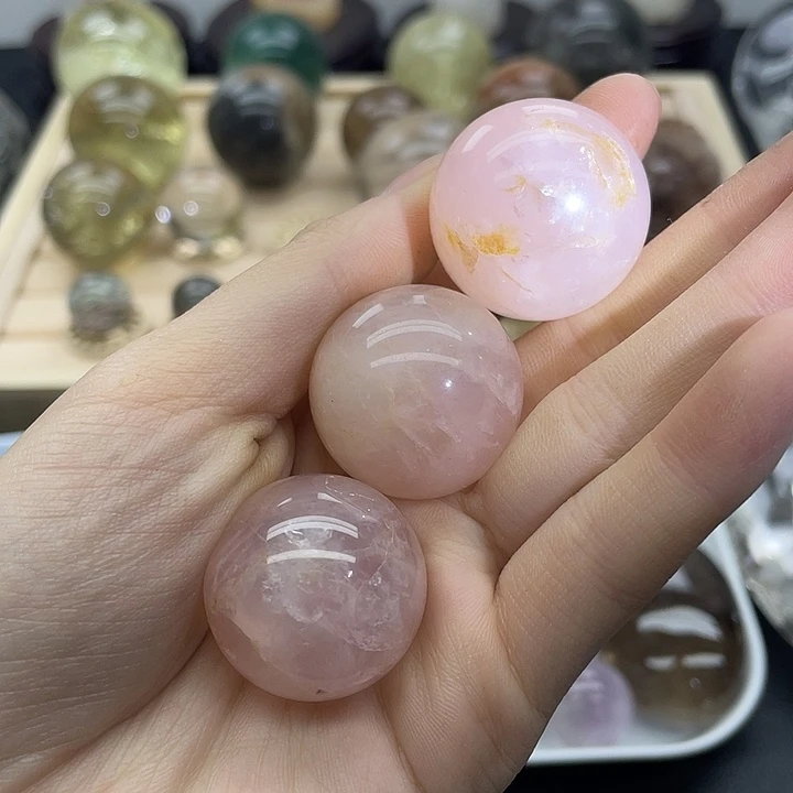 未镶嵌发晶珠宝半成品324水晶