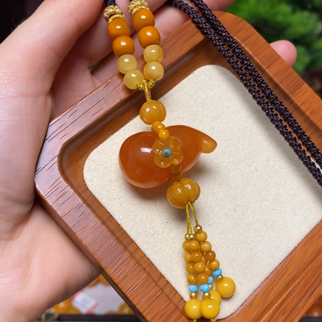 【闪购商品】蜜蜡颈饰未镶嵌项链