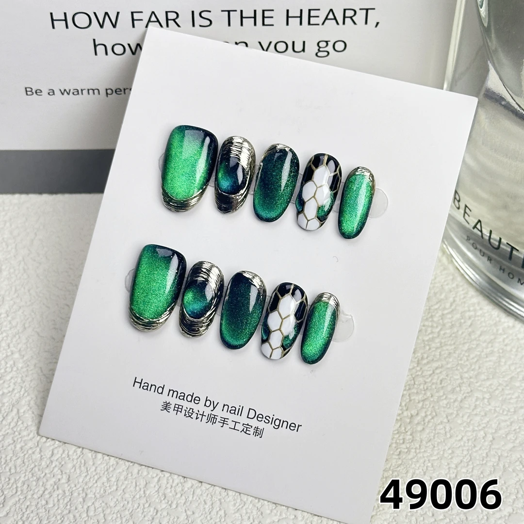 原创：短椭圆 18.5mm 编号49006 纯手工穿戴甲