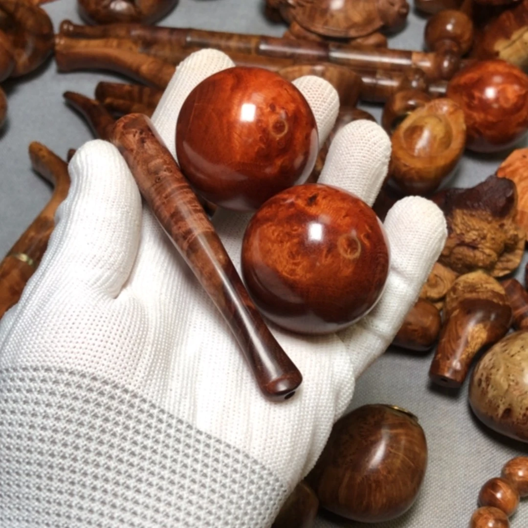 【闪购商品】木老***福麻梨疙瘩火琉璃手把件