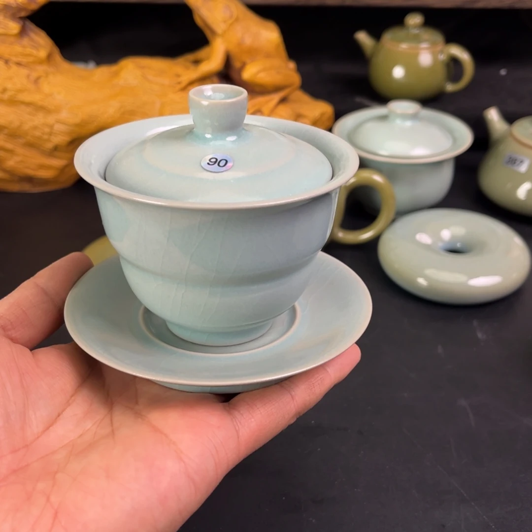 【闪购商品】微瑕三才葫芦盖碗