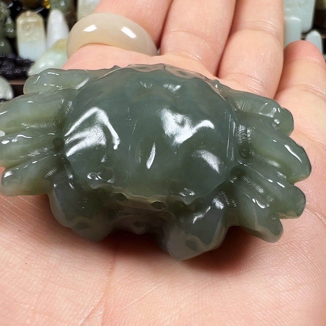 和田玉未镶嵌吊坠(不含链)