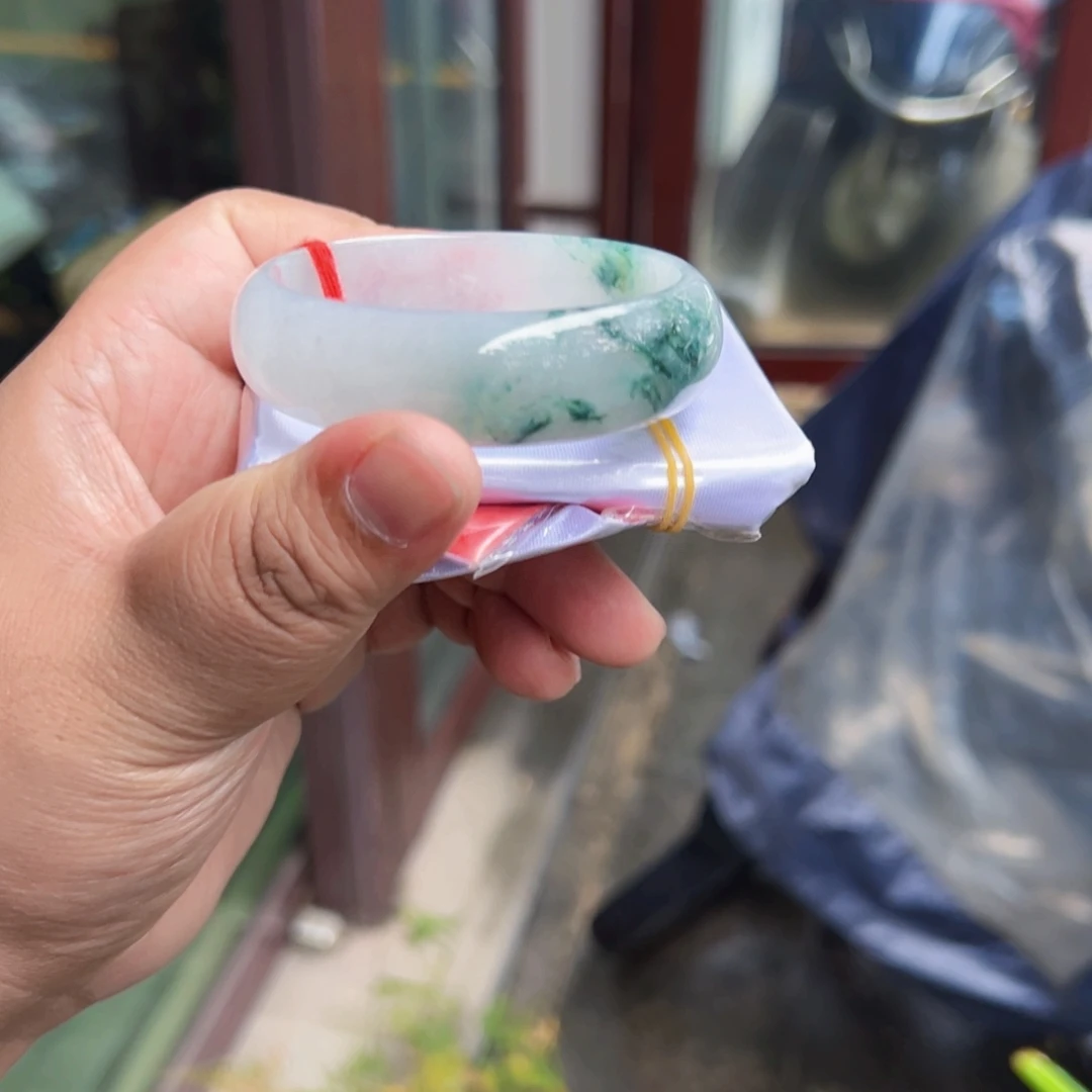 翡翠未镶嵌手镯圈口55/56