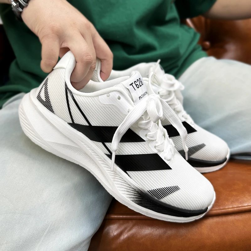 原创ins小众休闲运动情侣款低帮跑步鞋网红多巴胺增高老爹鞋男女