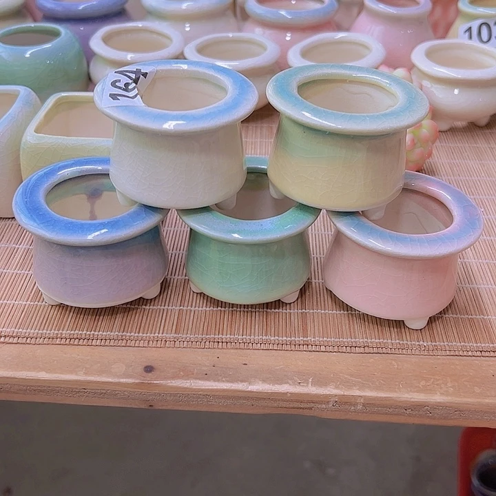 红陶陶瓷花盆当场满12包邮