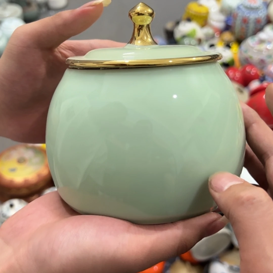 【闪购商品】瑕疵福利品茶叶罐陶瓷家用储物罐