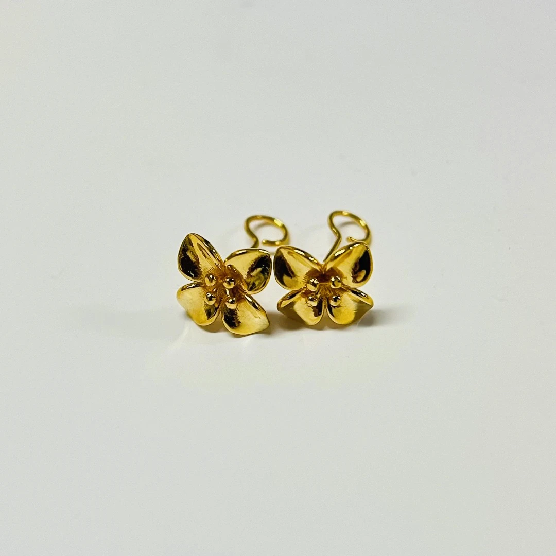 足金饰品/桂花耳钉/2.18/A120753-2.18/h