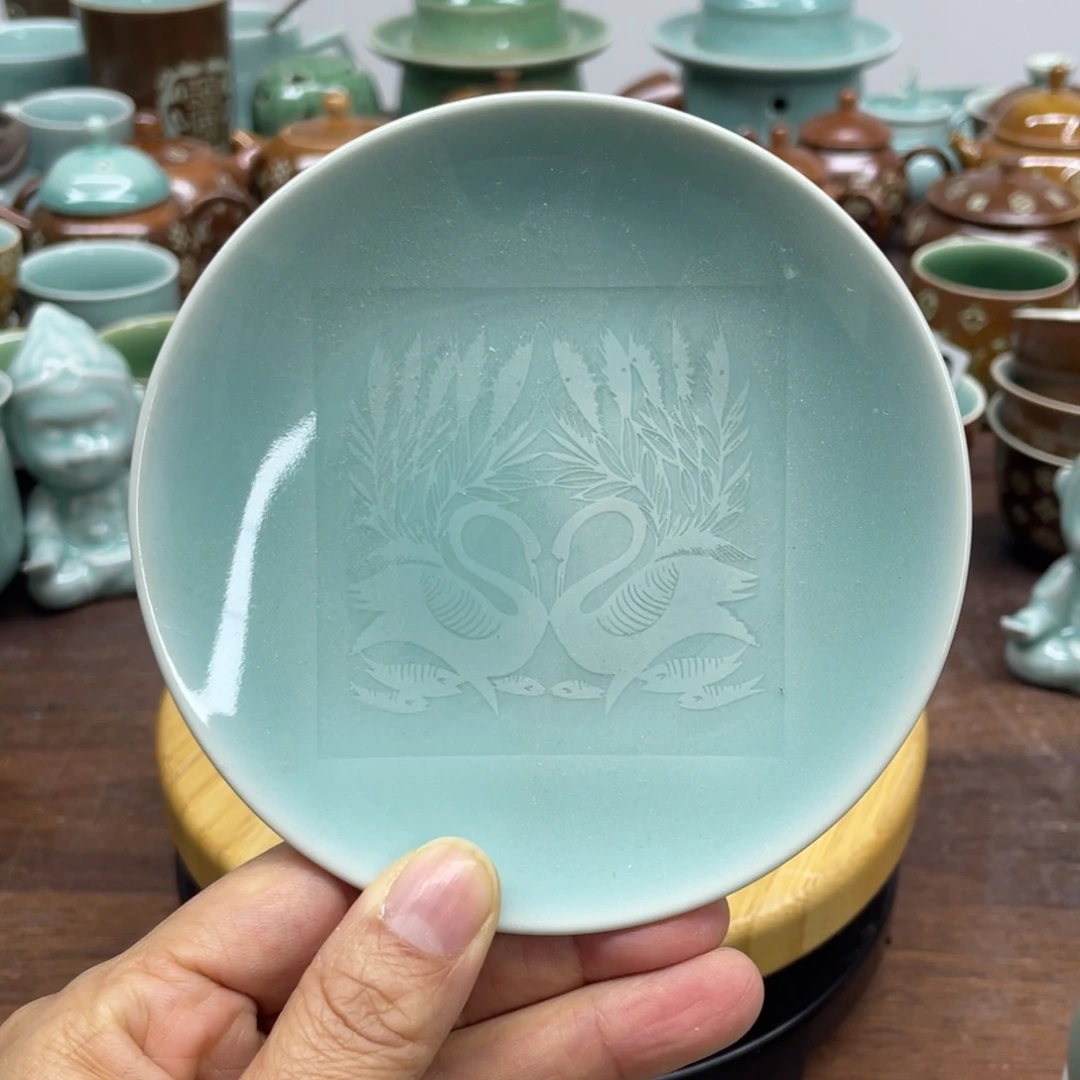 微瑕特价11.5厘米青瓷