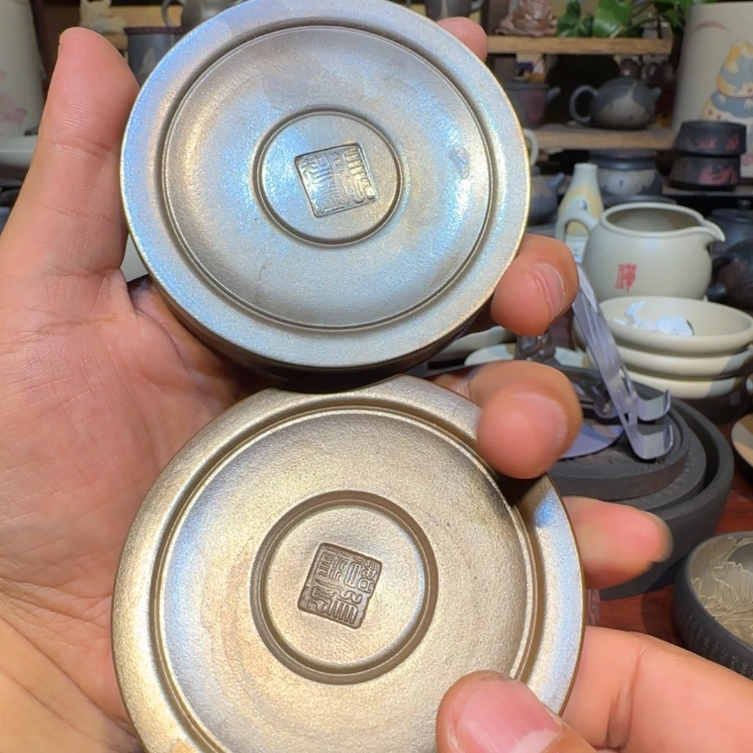 陶瓷建水紫陶杯垫