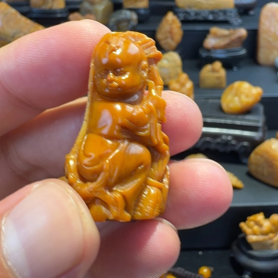 鱼****寿山石印石寿山石雕刻