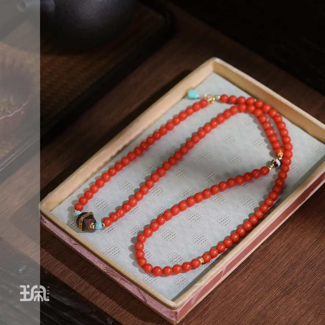 红昭愿|南红*项链*18K金镶嵌LYB24121923多样性发其一