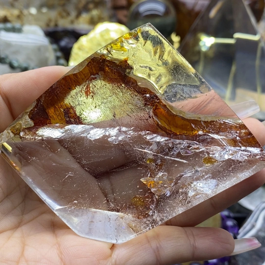 水晶未镶嵌珠宝半成品