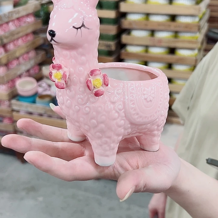 有孔.凑满10元发货多肉陶瓷花盆！