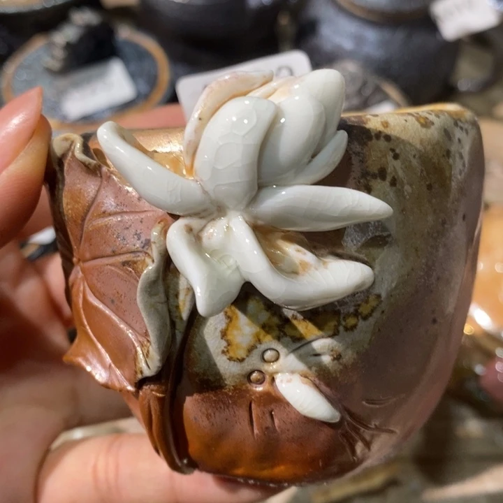 柴烧裸烧纯手工制作瑕疵不退不换