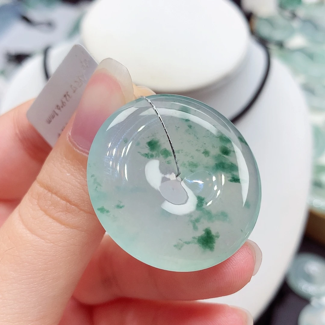 颈饰未镶嵌翡翠翡翠77，32.9/6.1