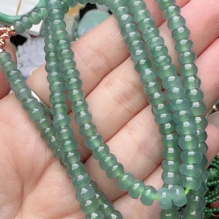 翡翠未镶嵌颈饰天然A货46