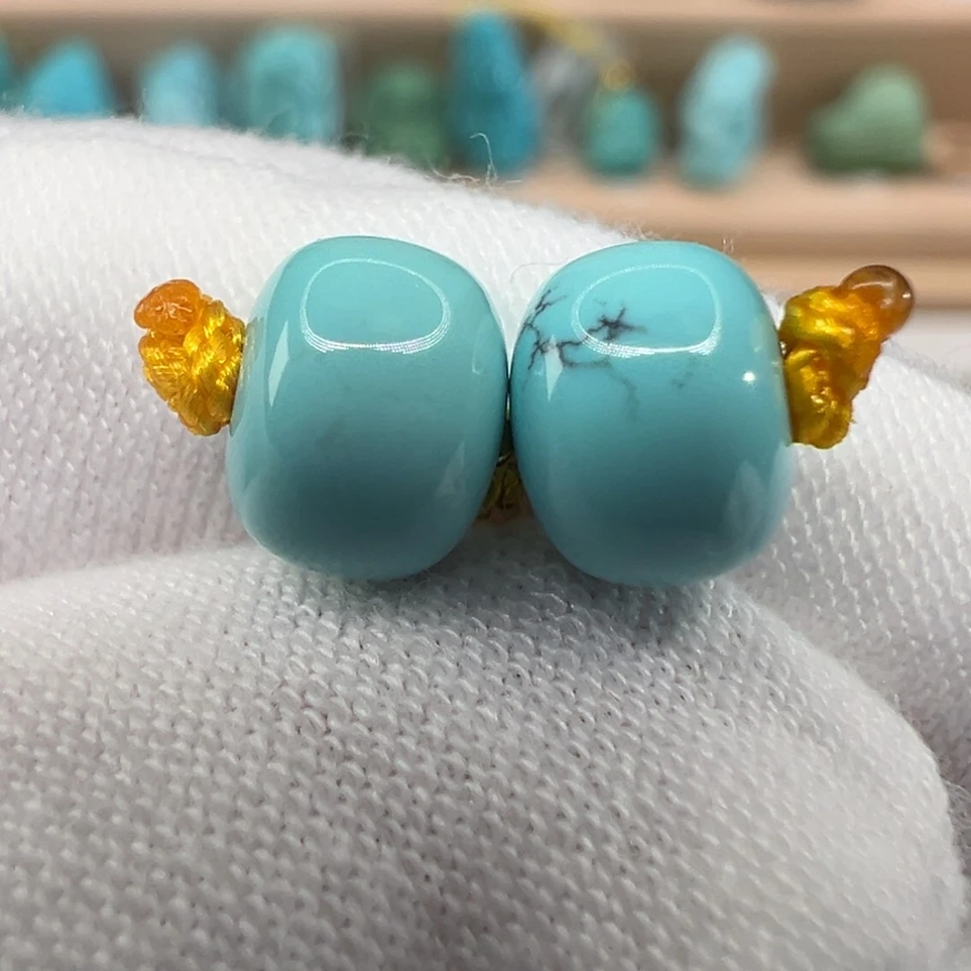 绿松石未镶嵌配饰7.1×5.4