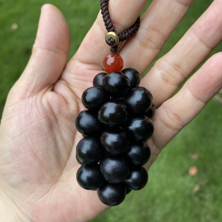 果壳无患子包挂钥匙挂，可盘玩