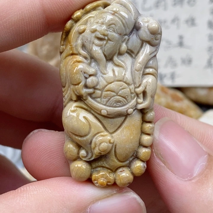 硅化珊瑚（珊瑚玉）未镶嵌颈饰小