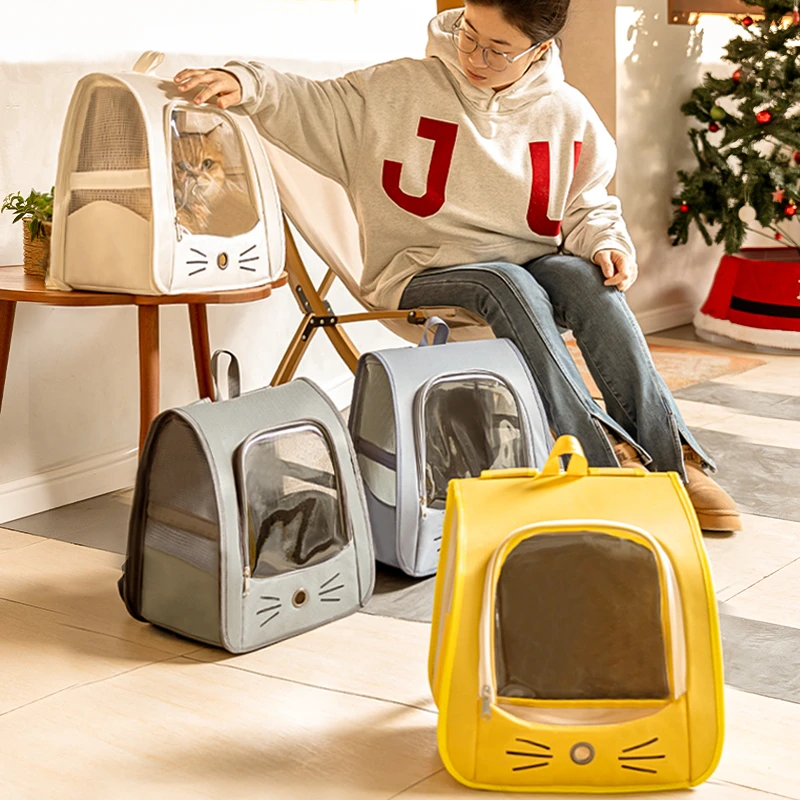 宠物背包出行大容量外出便携双肩猫书包猫笼装猫的狗狗太空舱用品