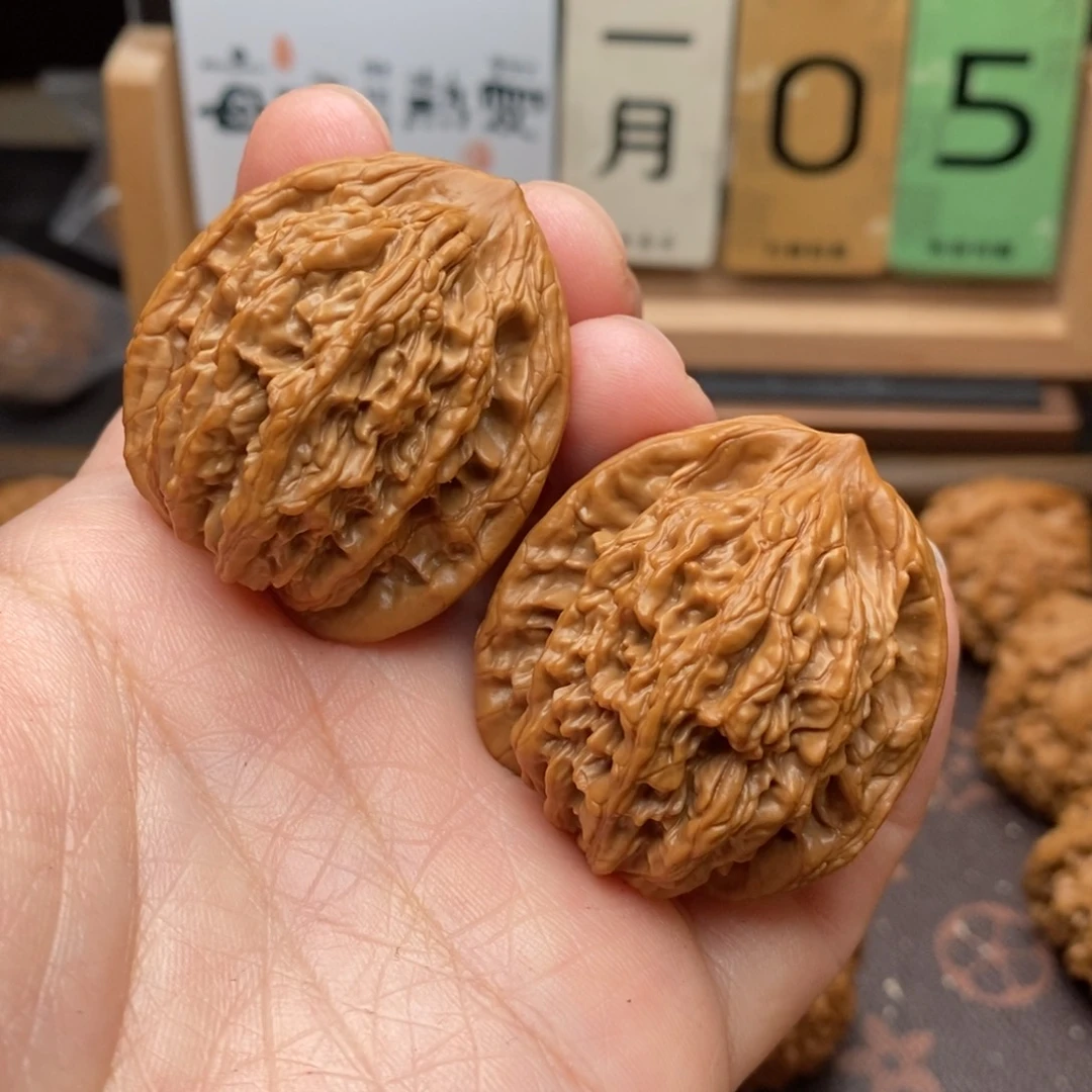 文玩核桃把件虎头39