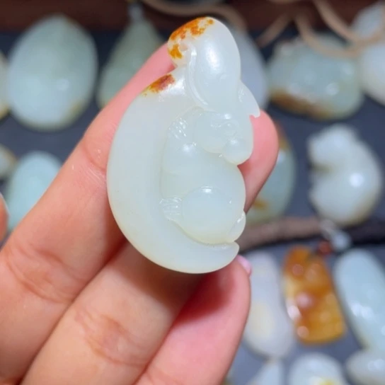 和田玉挂件未镶嵌