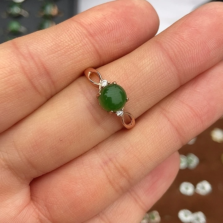 和田玉戒指未镶嵌✨***?