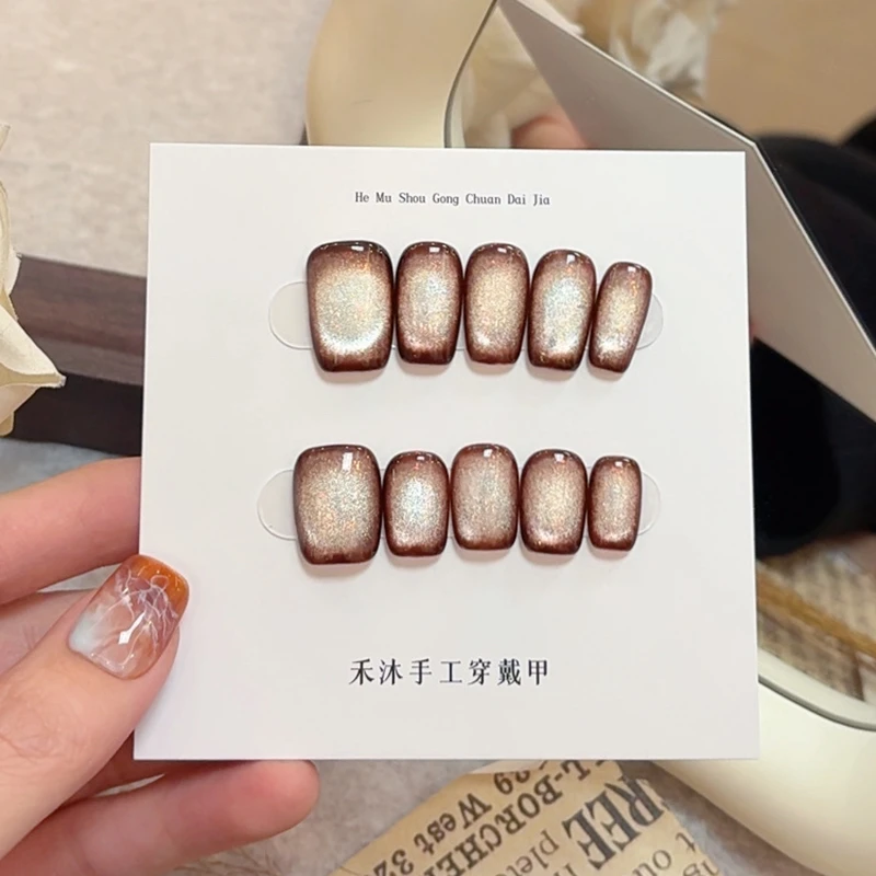 【冰咖啡】——禾沐手工穿戴甲