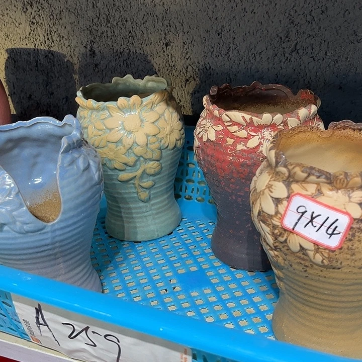 瑕疵粗陶花盆瑕疵
