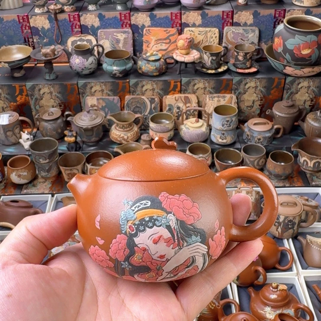 茶杯紫砂180ml原矿精工半手