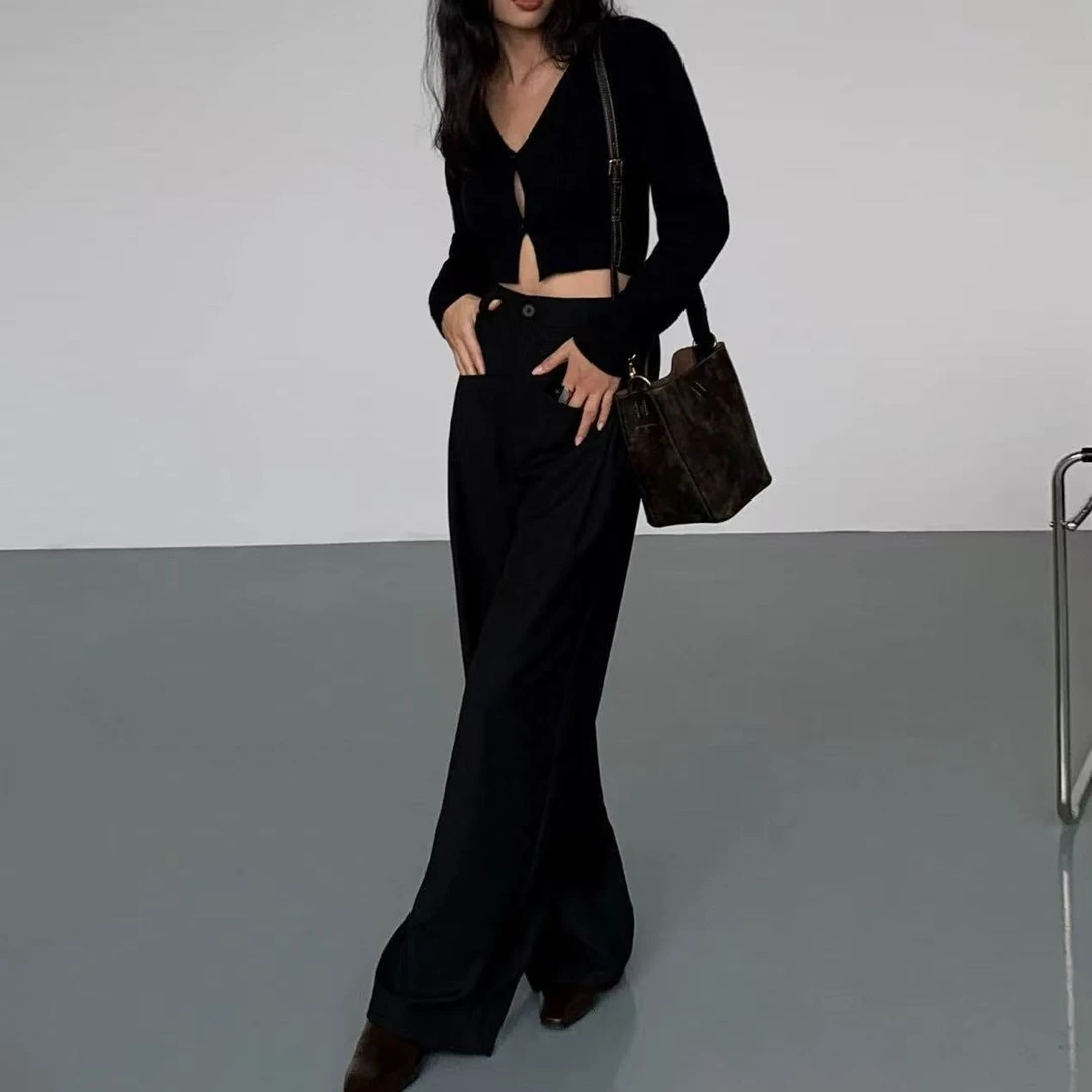 【弯刀西裤751】 休闲裤女