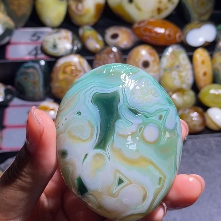 玛瑙/玉髓未镶嵌吊坠(不含链)206