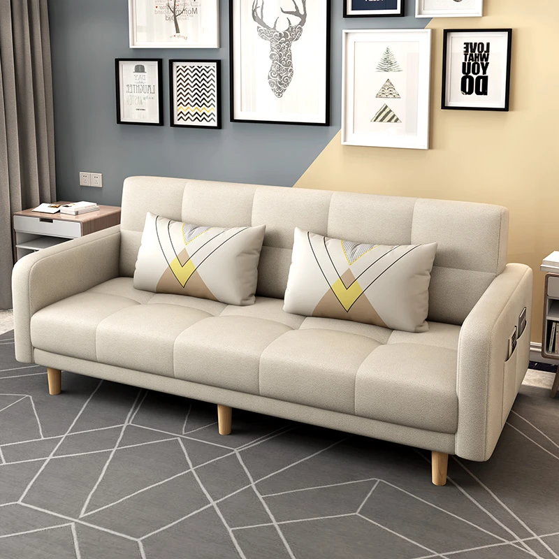 简约现代出租房单双人可折叠多功能小户型客厅猫多功能折叠沙发床