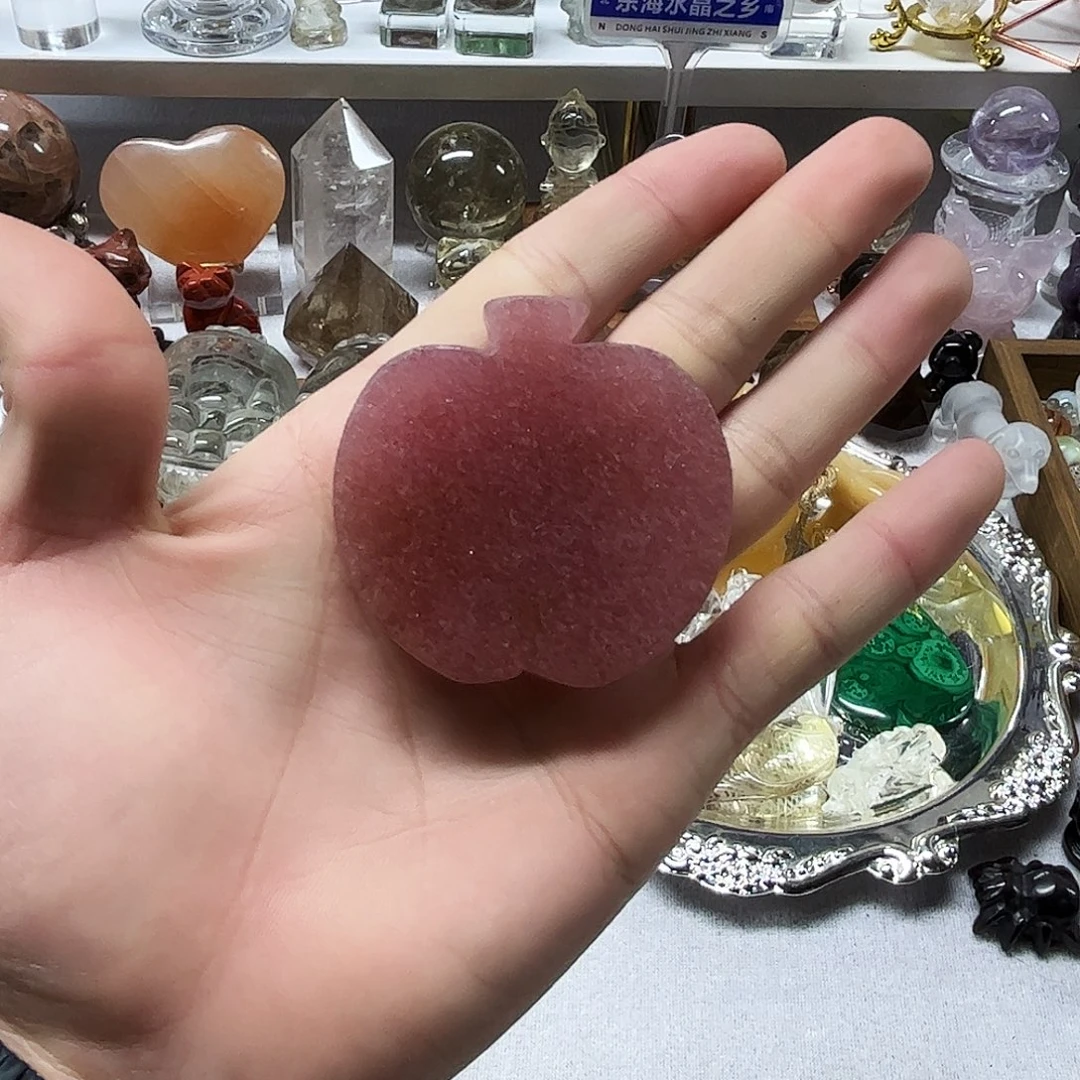 珠宝半成品未镶嵌水晶草莓晶小苹果