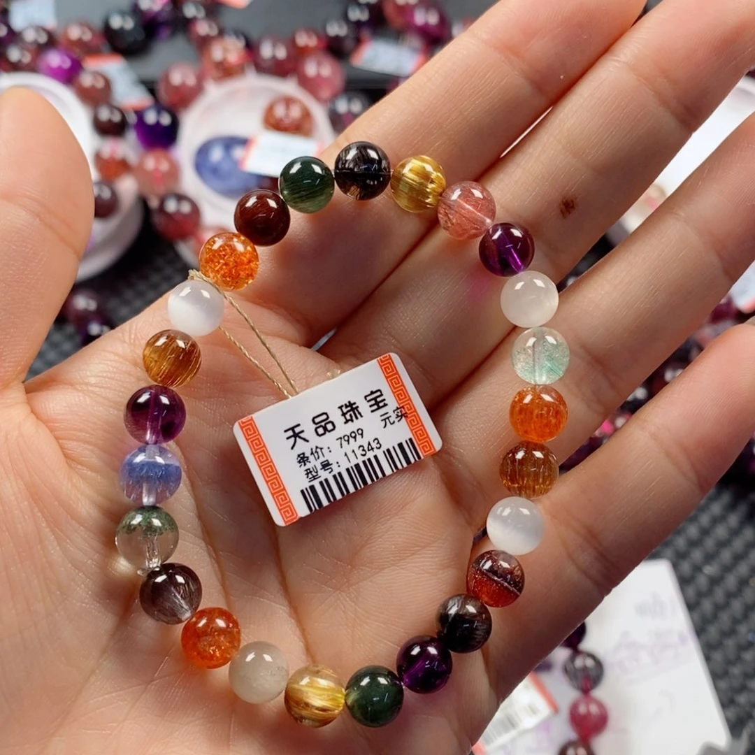 水晶手链未镶嵌赢多宝11343