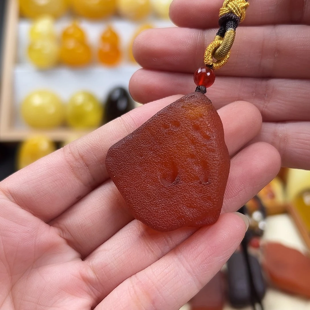 未镶嵌颈饰蜜蜡蜜蜡