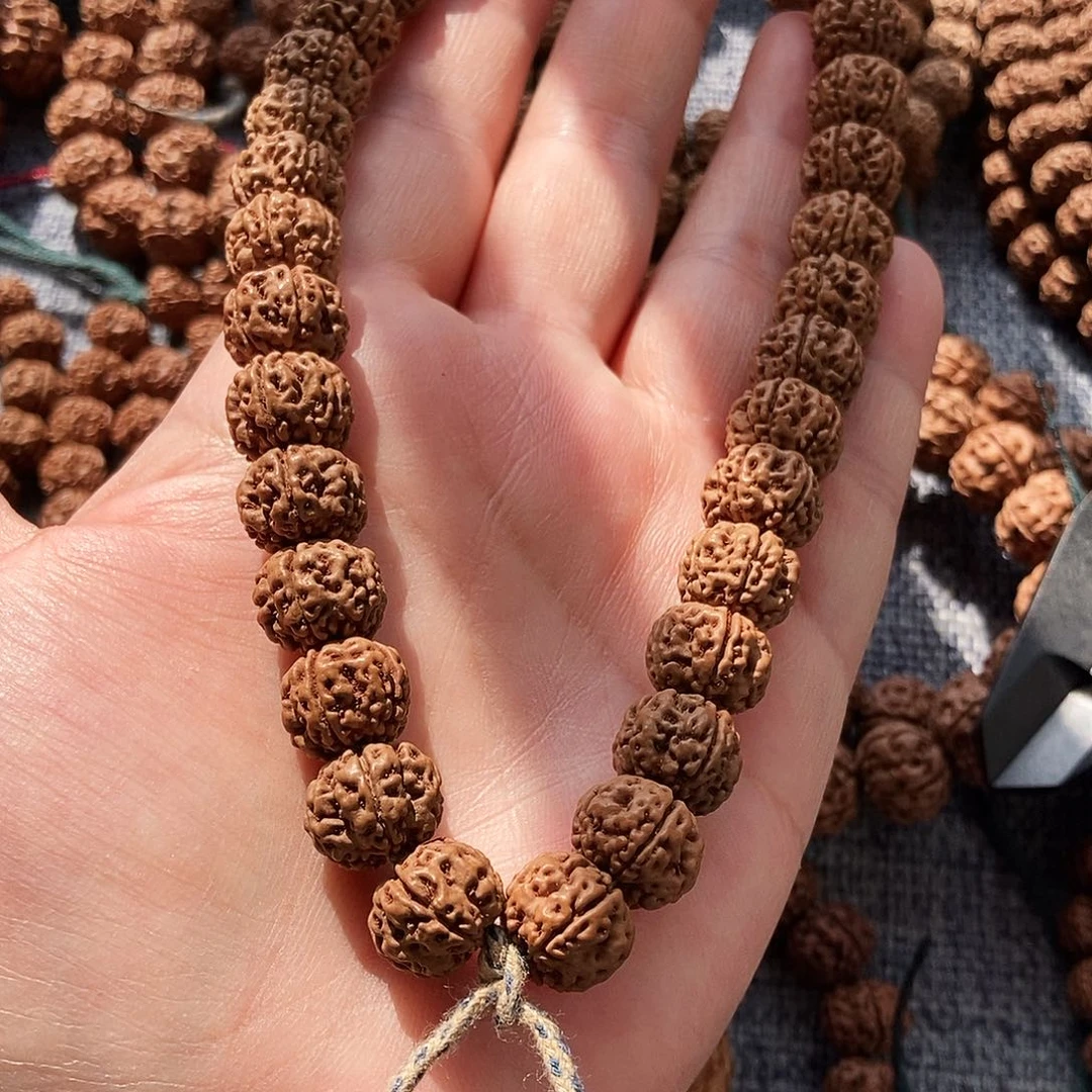 金刚菩提吊坠ㅤ***1精挑凹底梅花手持