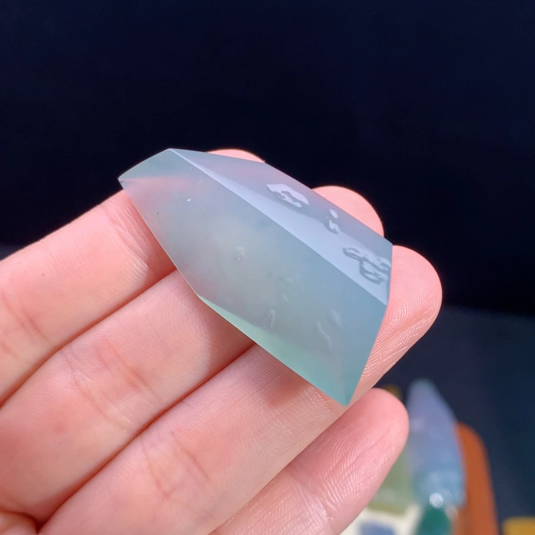 浅***草定制翡翠未镶嵌天然缅甸翡翠包工包料