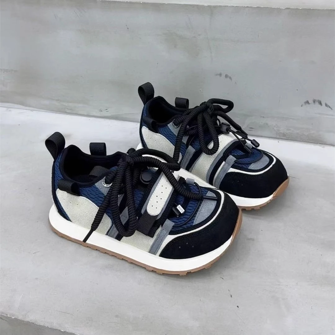 欧货爆款时尚华夫阿甘鞋女2025夏季新款网面透气跑步鞋软底休闲鞋