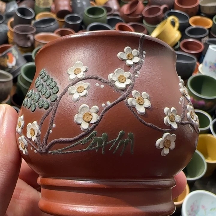 茶杯紫砂全手工紫砂