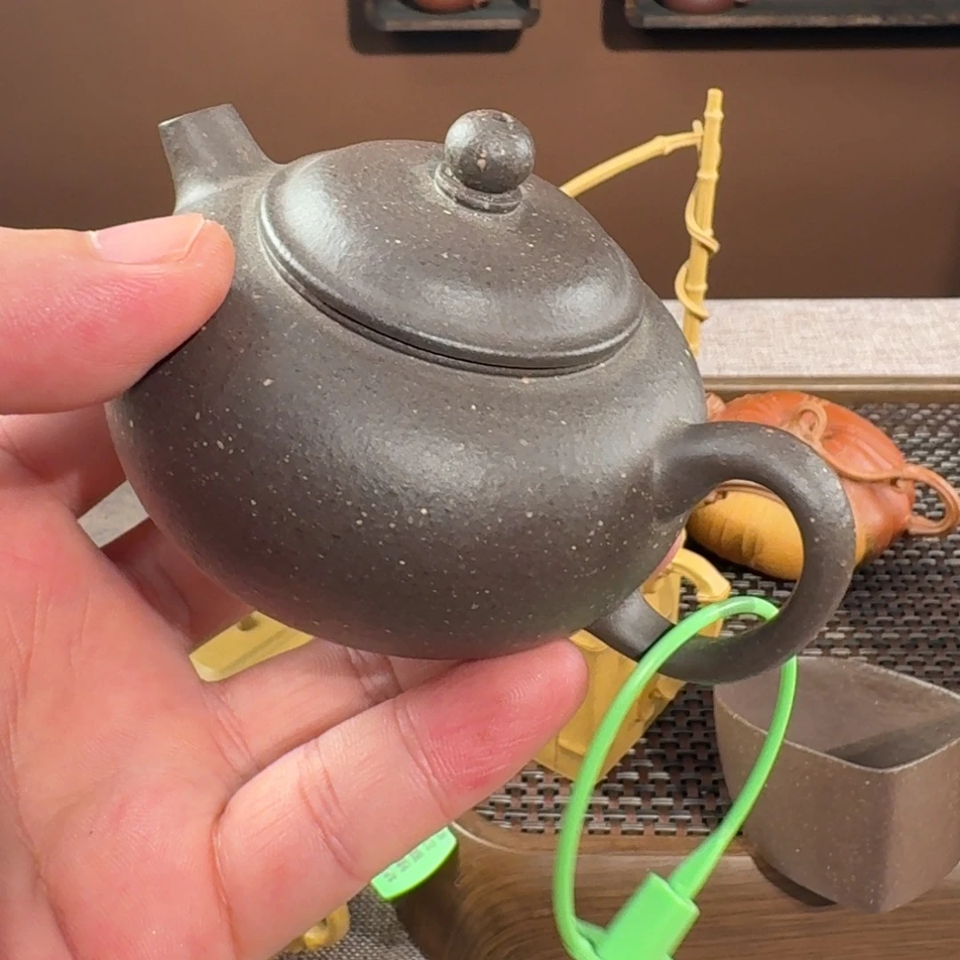 保***境茶壶紫砂天青汤包
