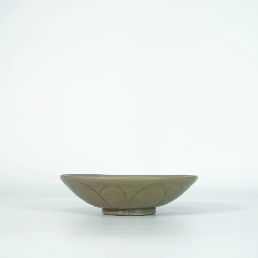 LABC251020007【十竹斋】明代龙泉斗笠碗