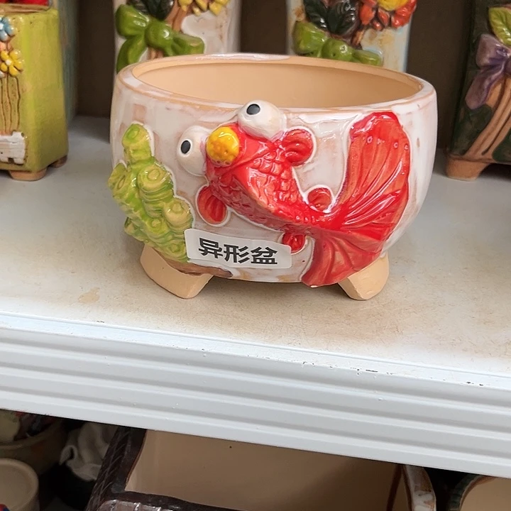 紫砂花盆粗陶材质多肉花盆