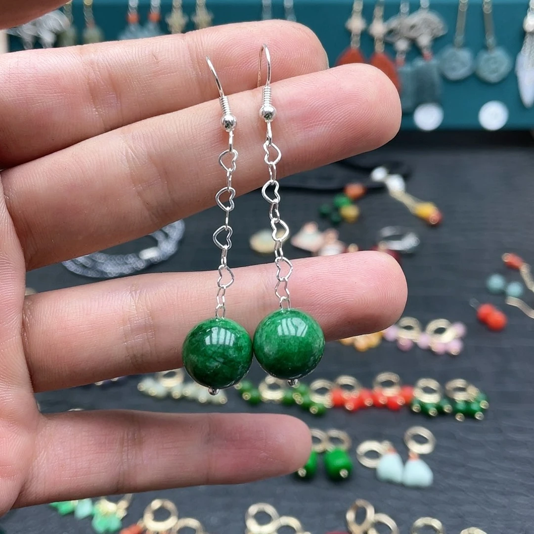 未镶嵌翡翠耳饰002